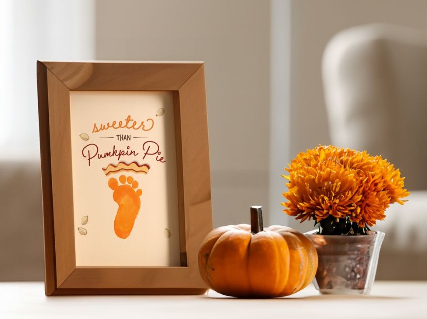 Make a Fall Keepsake with Your Little Pumpkin Today