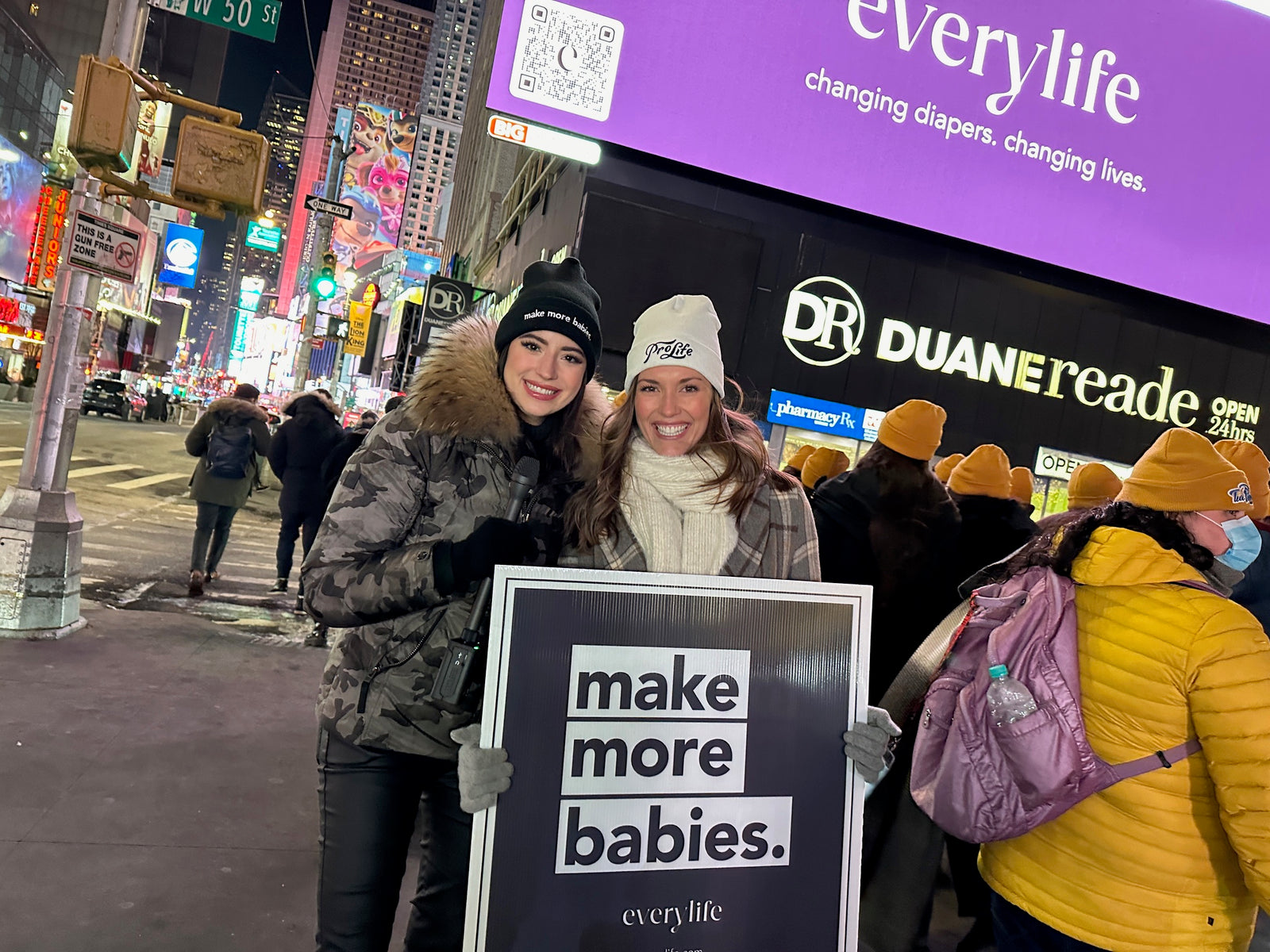 From Times Square to Homes Nationwide: The Viral Success of Our Make More Babies Launch